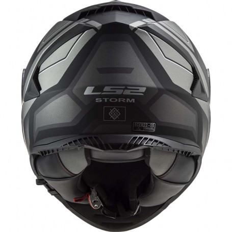 casco integrale LS2 FF800 Storm faster Titanio opaco