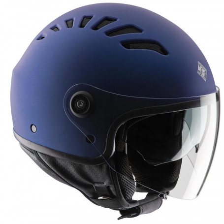 Casco jet Tucano Urbano El top Blu opaco