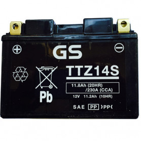 Q-Batteries Batteria moto YTX14-BS Gel 51214 12V 14Ah 205A ordina su
