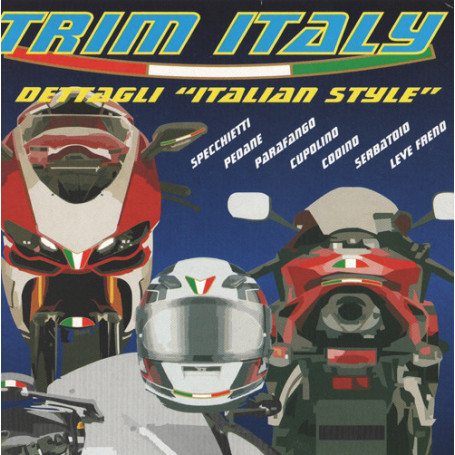 Adesivi Componibili Set Fregi Tricolore Italia, Grande